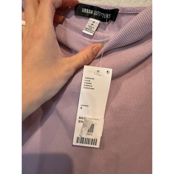 Urban Outfitters Spencer Off-the-Shoulder Midi Dress – Lavender,‎ Size S – NWT - Picture 4 of 5